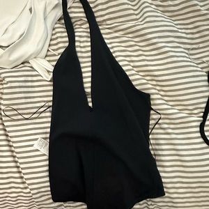 Black Abercrombie & Fitch bodysuit